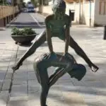 statue on street side